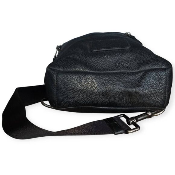 Coach Campus Pack In Pebble Leather Black EUC - Picture 5 of 12